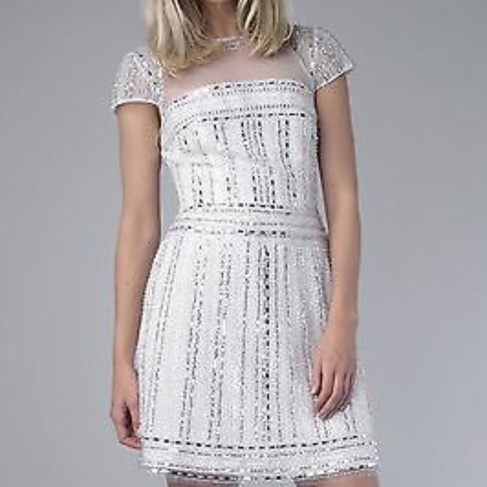 Basix Black Label Sequin Beaded Dress